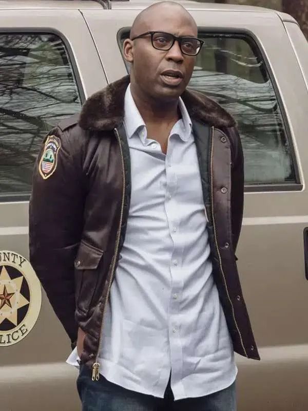 Stand Your Ground Patrick Regis Brown Leather Jacket