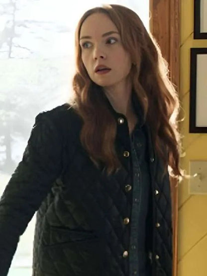 Sullivans Crossing S03 Morgan Kohan Black Quilted Jacket