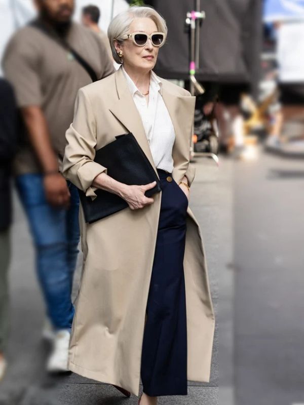 The Devil Wears Prada 2 Miranda Priestly Beige Trench Coat 
