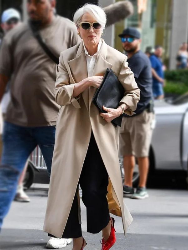 The Devil Wears Prada 2 Miranda Priestly Beige Trench Coat 