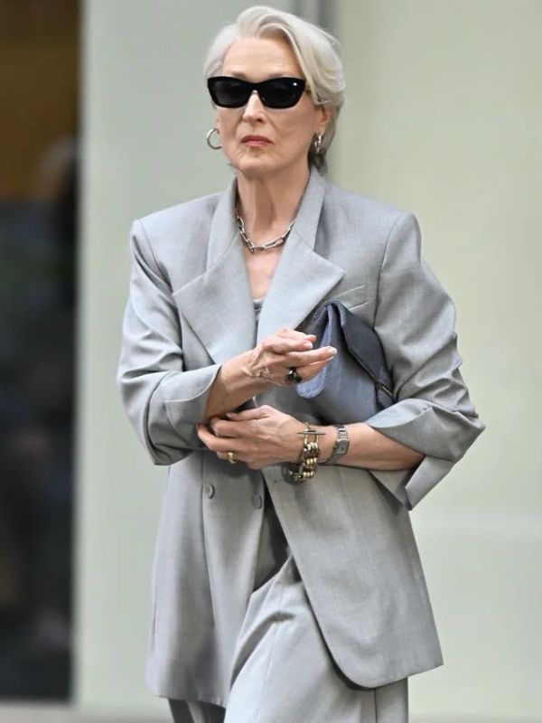 The Devil Wears Prada 2 Miranda Priestly Gray Blazer