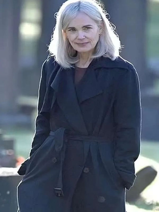 The Secret Order S01 Elizabeth McGovern Black Coat