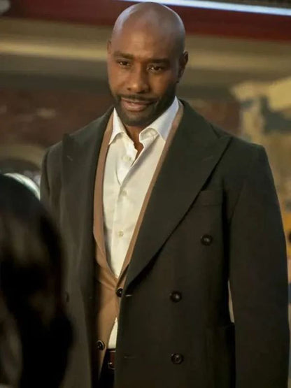 Watson Morris Chestnut Green Wool Coat