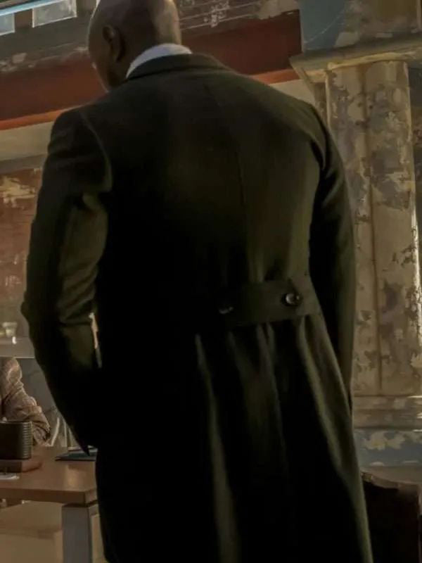Watson Morris Chestnut Green Wool Coat