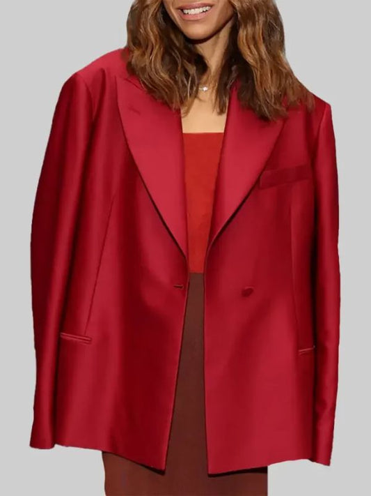 Zoe Saldana Film Festival Red Blazer